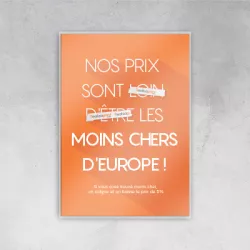 Affiche encapsulée