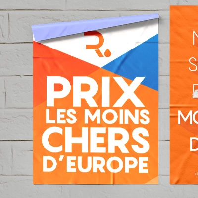 Affiche dos bleu