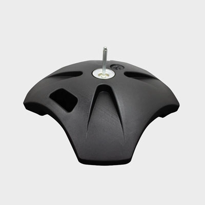 zoom embase arche publicitaire