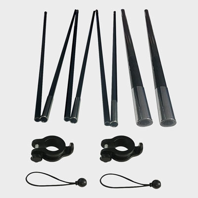 structure tige arche publicitaire