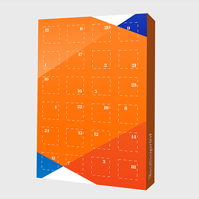 impression calendrier de l'avent fermÃ©