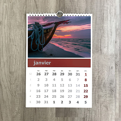 Impression En Ligne Calendrier Mural Realisaprint Com