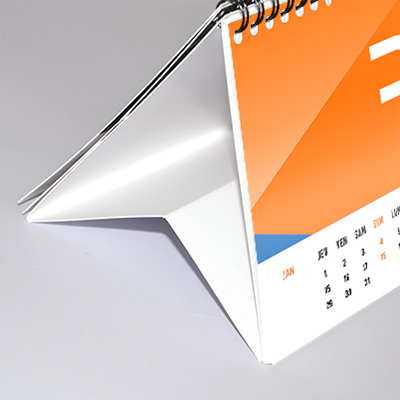 zoom pliage calendrier chevalet