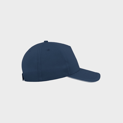 Casquette atlantis AT500 marine blanc personnalisée c