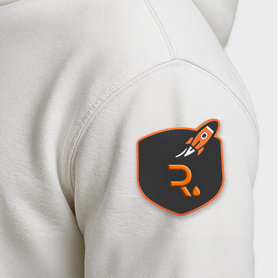 écusson scratch porté personnalisé