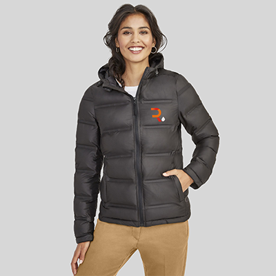 Veste blouson personnalisable femme ottawa noir