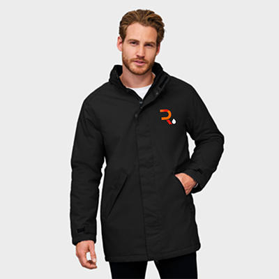 Veste blouson personnalisable unisexe snowy noir