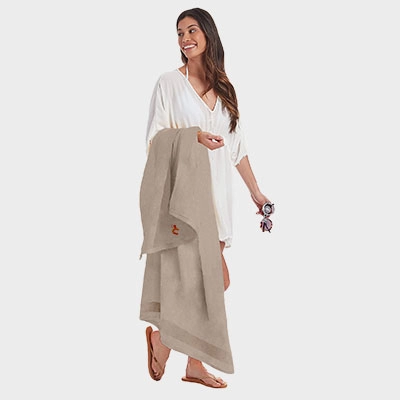 Serviette de bain personnalisée pool corde