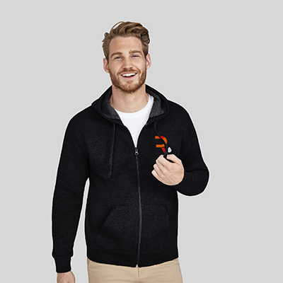 Sweat personnalisé unisexe comfy noir