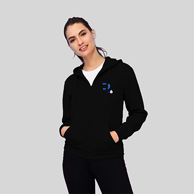 Sweat personnalisé femme sunset noir