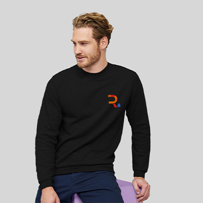 Sweat personnalisé homme wolf noir