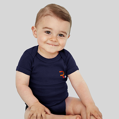 Tshirt personnalisé bébé booboo french marine