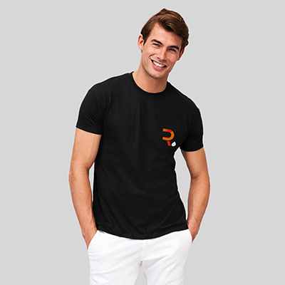 Tshirt personnalisé classic unisexe noir