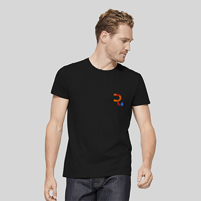Tshirt personnalisé homme pure noir