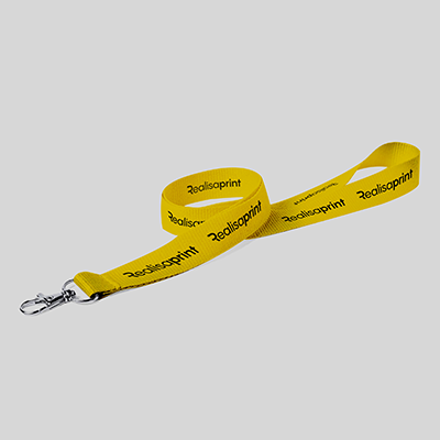 impression accessoire pvc tour de cou jaune