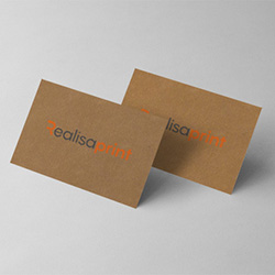 Carte de visite kraft