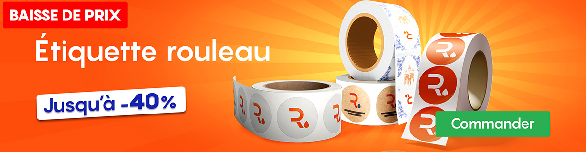 Etiquettes rouleau