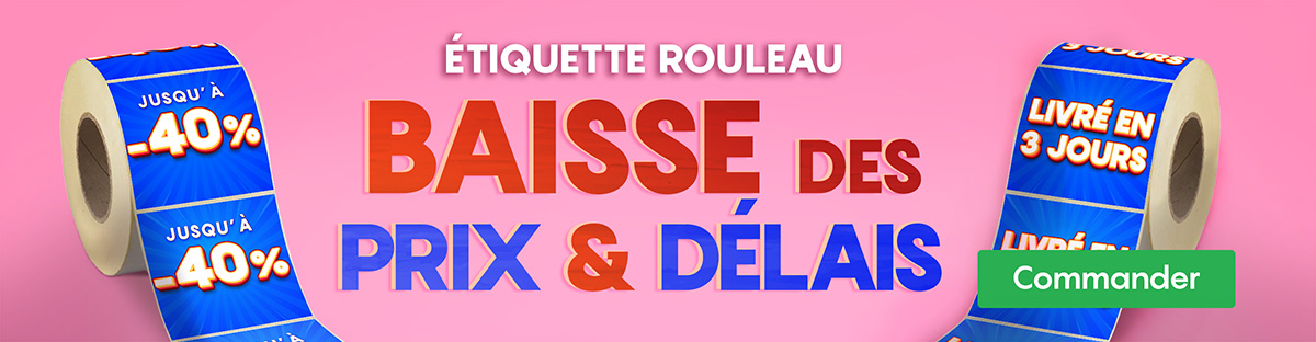 Etiquettes rouleau