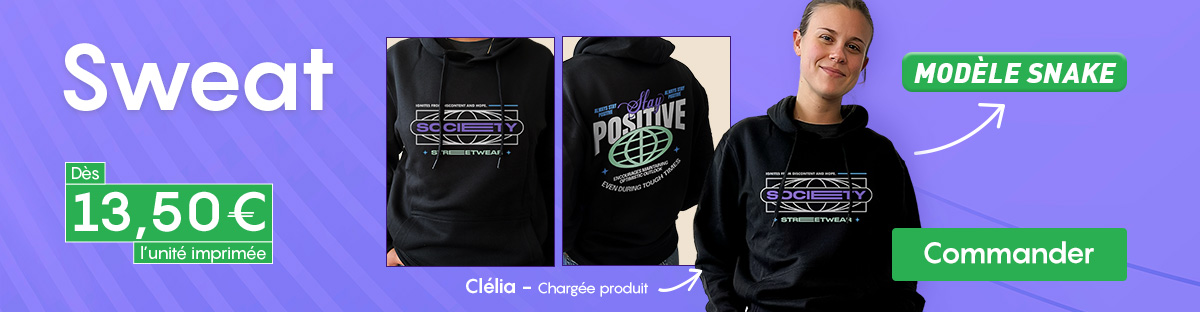 sweat personnalisé